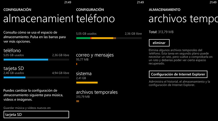 capturas Windows Phone