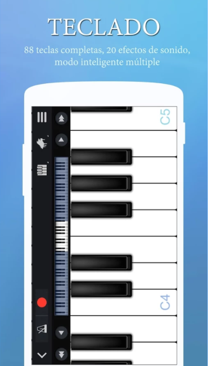 App tocar el piano