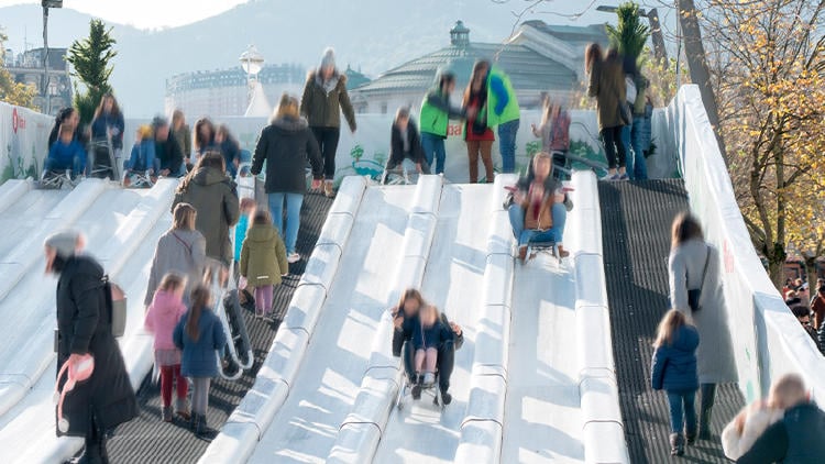 pista hielo bilbao tobogan pista hielo bilbao tobogan