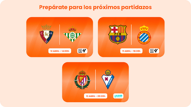 estrenos television abril 2026 euskaltel futbol