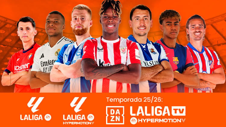 estrenos television septiembre 2025 euskaltel laliga ea sports dazn