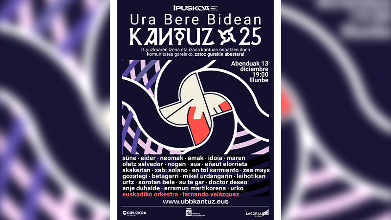 Ura Bere Bidean 2025 cartel Donostia Arena