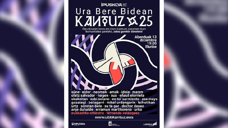 cartel ura bere bidean 2025 donostia arena Ura Bere Bidean 2025 cartel Donostia Arena