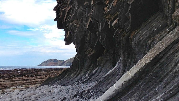 flysch zumaia rocas flysch zumaia rocas