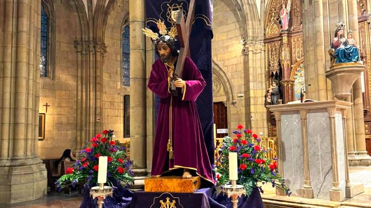 semana santa donostia jesus nazareno Jesús Nazareno Catedral del Buen Pastor