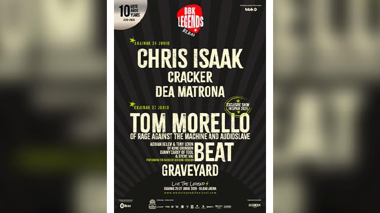 festivales euskadi 2026 bbk legends BBK Legends Bilbao 2026
