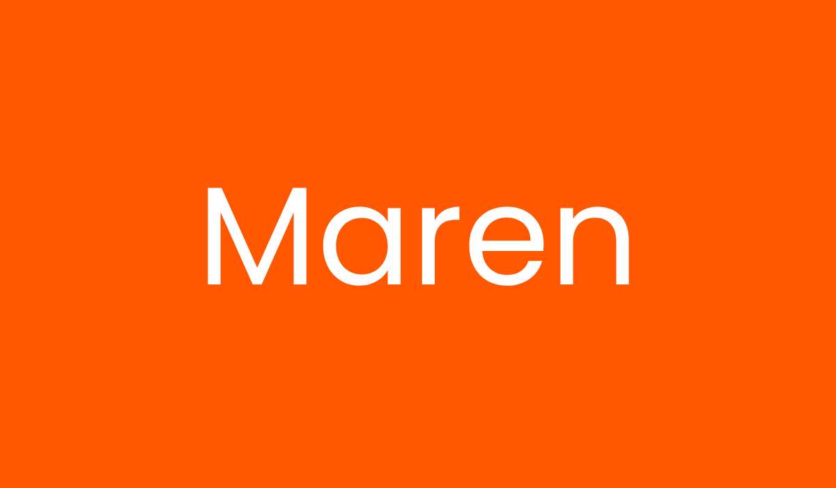 Nombre en euskera Maren