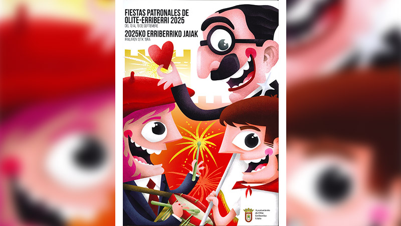 cartel fiestas olite 2025