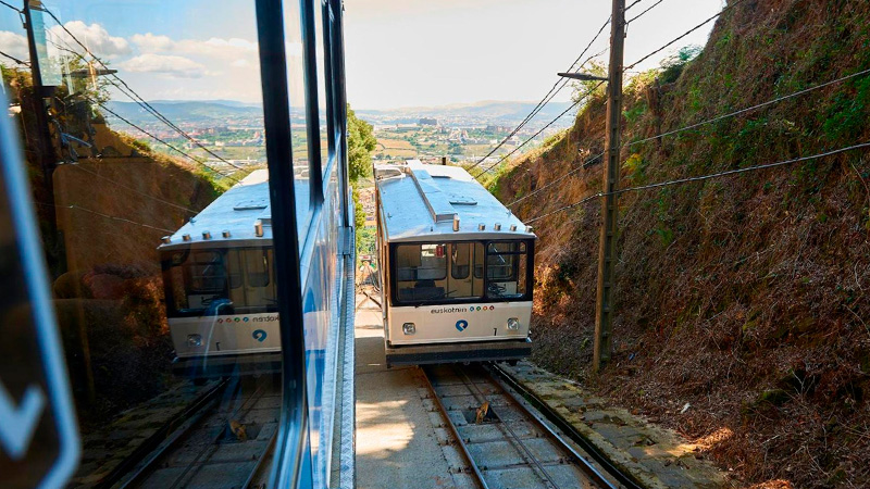 funicular larreineta trazado