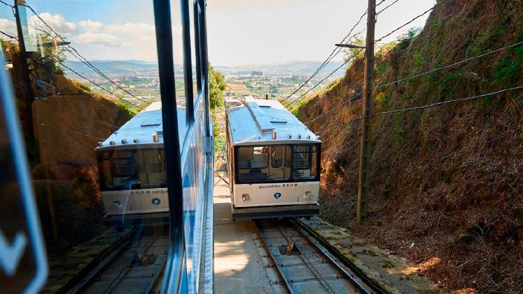 funicular larreineta trazado funicular larreineta trazado