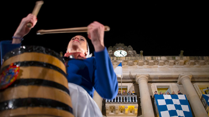 fiestas donostia tamborada