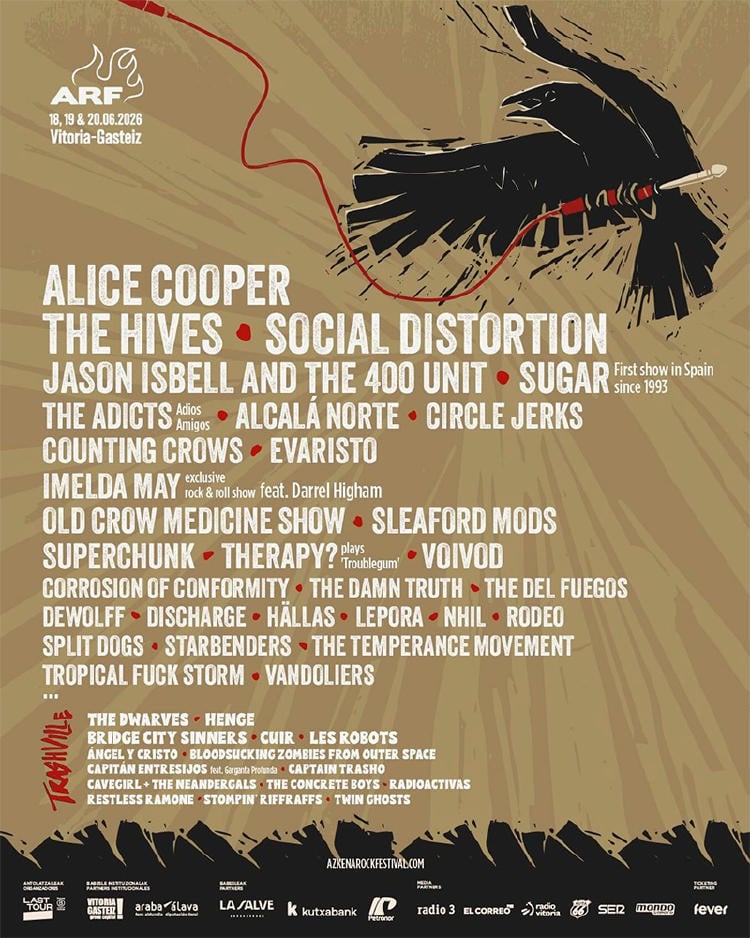 festivales euskadi azkena rock festival 2026 Azkena Rock Festival 2026