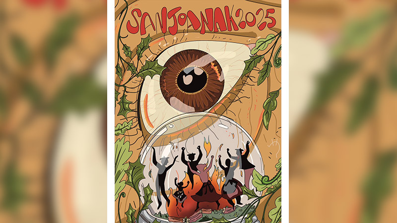 cartel fiestas hernani san juan 2025