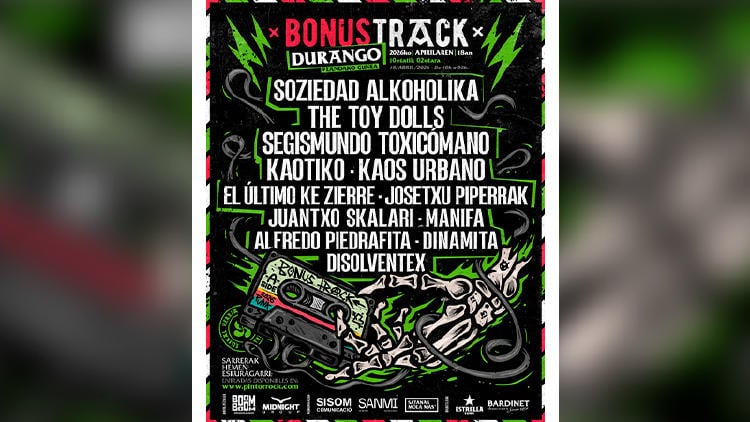 festivales euskadi 2026 bonus track Bonus Track 2026
