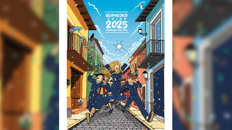 cartel fiestas bermeo 2025