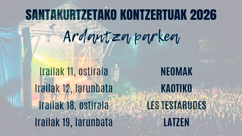 fiestas galdakao conciertos eus 2026