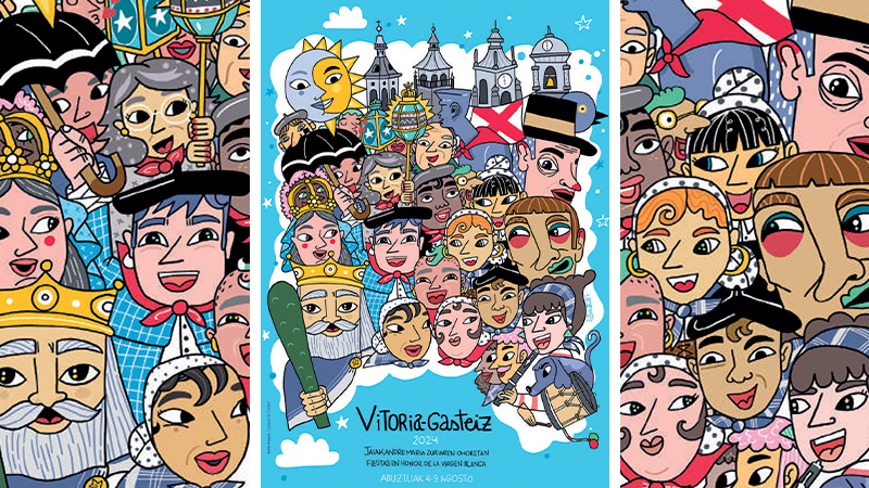 Programa de las Fiestas de La Blanca 2024 en Vitoria