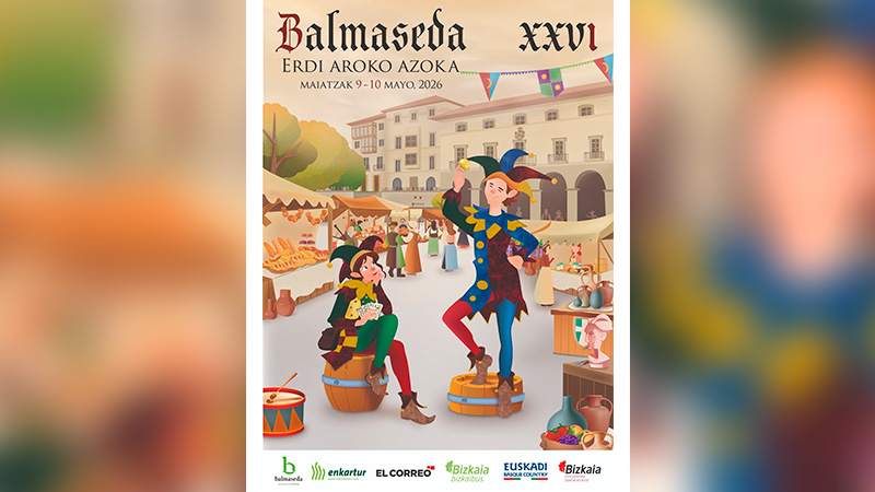 mercado medieval balmaseda cartel 2026