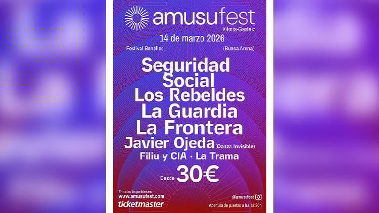festivales euskadi 2026 amusu fest Amusufest 2026