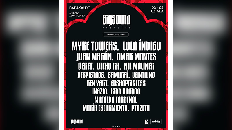 BIGSOUND Festival Barakaldo 2026