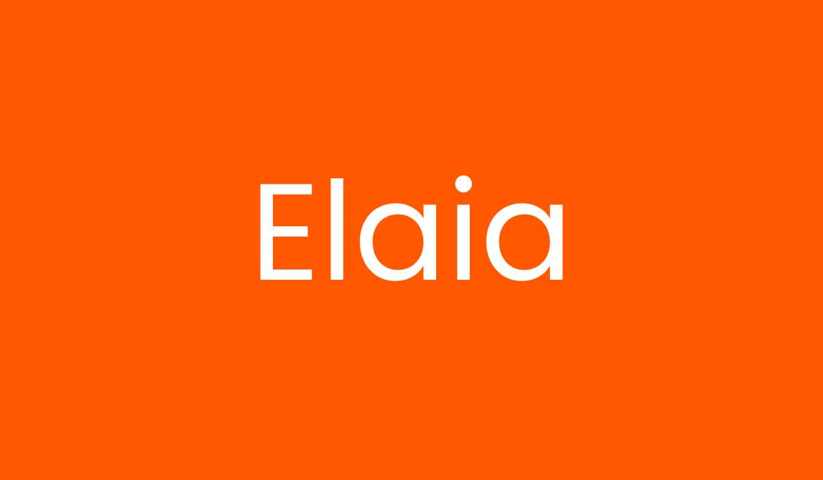 Nombre en euskera Elaia