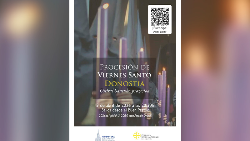 Semana Santa Donostia 2026 Procesión del Buen Pastor