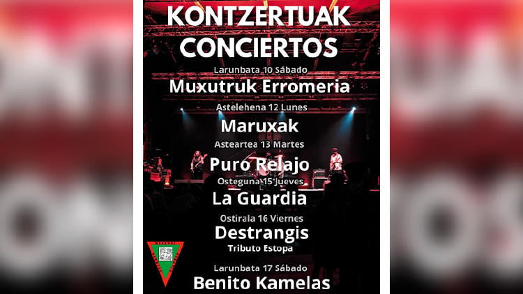 fiestas basauri conciertos 2026 fiestas basauri conciertos 2026