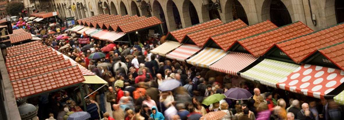 El mercado de Gernika, el Último lunes de octubre